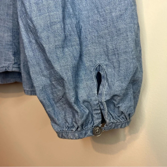 J CREW Factory Set of 2 NWOT Ruffle Shoulder Longsleeve Blouses - Picture 8 of 14